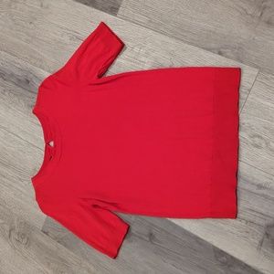 Talbots Red Short sleeve sweater Top